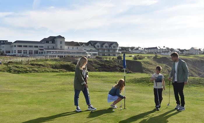 On-site 9 hole golf course